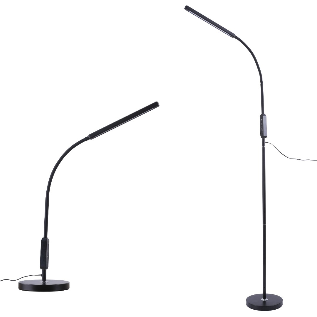 ULM-T619 10W/3000-6500K/DIM BLACK Торшер напольный светодиодный, 10W, с регулировкой наклона. Сенсор ULM-T619 10W/3000-6500K/DIM BLACK Торшер напольный светодиодный, 10W, с регулировкой наклона. Сенсор